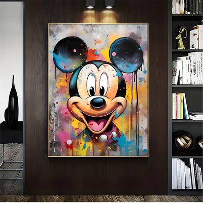 TEMU 1pc Unframed Canvas Printing And Decorative Painting, Poster, Wall Decoration Art, Suitable For Classrooms, Offices, Living Rooms, And Bedrooms, Easter Ramadan 's Day Fbh0224 Image
