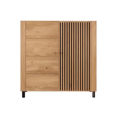 Massivholz »Ascona« Highboard I 140x140x45 cm / ohne Inlay Image
