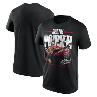 UFC Dustin Poirier Strike T-Shirt - Black - Mens Image