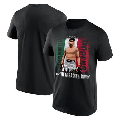 UFC Brandon Moreno Mexican Flag T-Shirt - Black - Mens Image