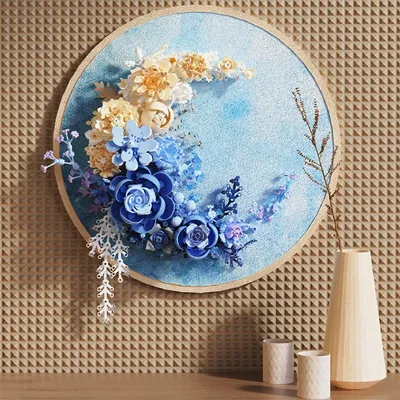 934pcs kreative Mond blume Bausteine Spielzeug DIY Montage romantische Weihnachten Geburtstag Image