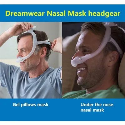 2x impresa Ersatz für Dreamwear Respiro nics Kopf bedeckung für Dream wear Nasen masken riemen für CPAP-Maschine Image