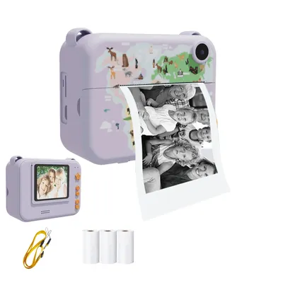 Digitale Kinder Kamera Fotografie HD Sofort druck Foto Kinder Video recorder Mini Thermo drucker pädagogische Geburtstags geschenk