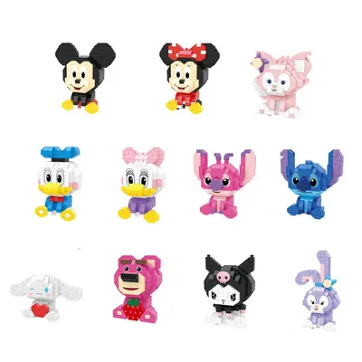Anime pädagogische Bausteine Seele bewegliche Puppe Lernspiel zeug Modell Miniatur Bausteine Image