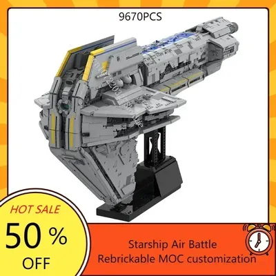 Nadiri MK 1 Starhawk Waffe MOC Raumschiff Kampf Modell Bausteine Architektur DIY Bildung Montage Image