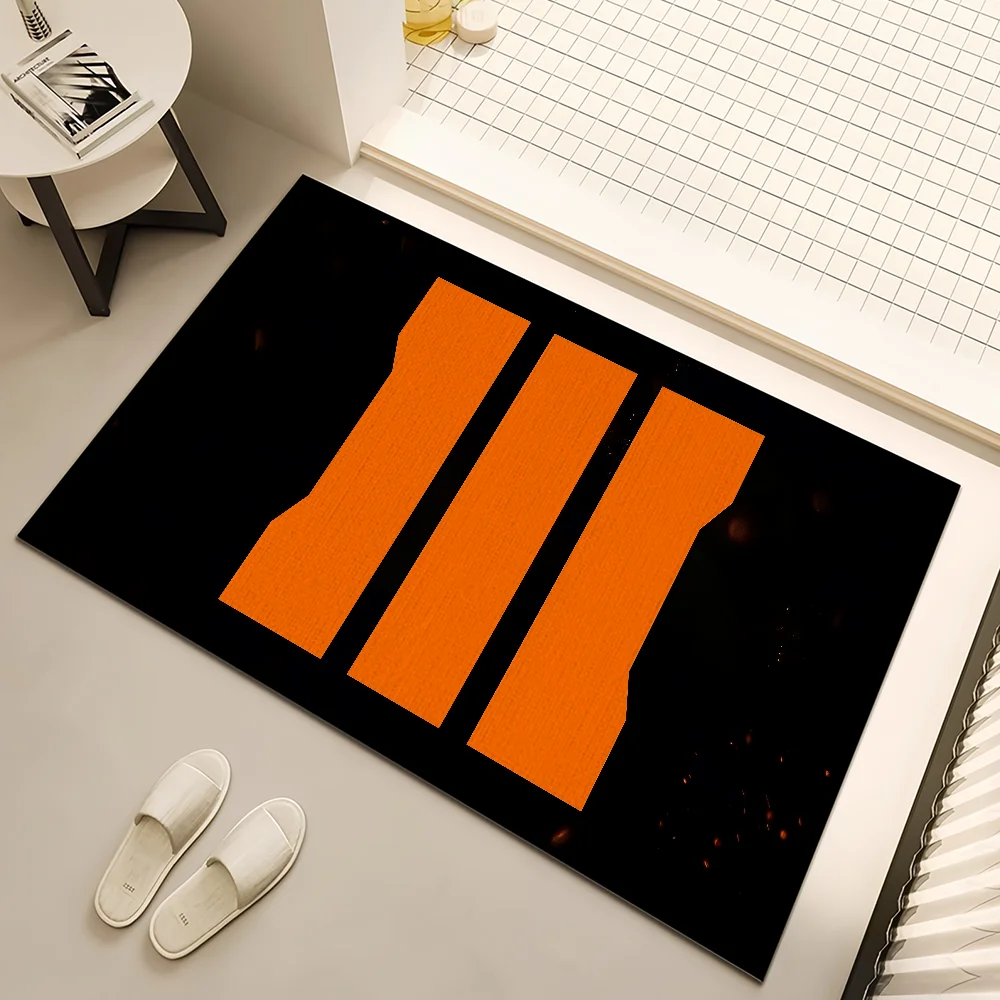 kleiner D-Duty-Spielteppich III, rutschfest, für Küche, Schlafzimmer, handgefertigt, getuftet, schwarzer Teppich, O-Ops, Anruf, Wohnzimmer, Eingangsdekoration