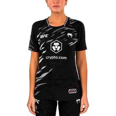UFC Fusion by Venum Fight Night Dry-Tech T-Shirt - Schwarz - Damen Image