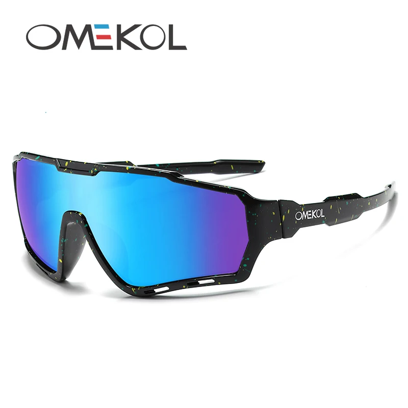 Omekol brandneue Sonnenbrille Männer Frauen uv400 Sonnenbrille Angel brille Outdoor Sport brille Image