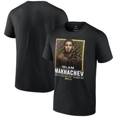 UFC 302 Lightweight Champion Islam Makhachev T-Shirt - Schwarz - Herren Image