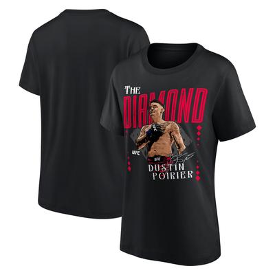 UFC Dustin Poirier The Diamond T-Shirt – Schwarz – Damen Image