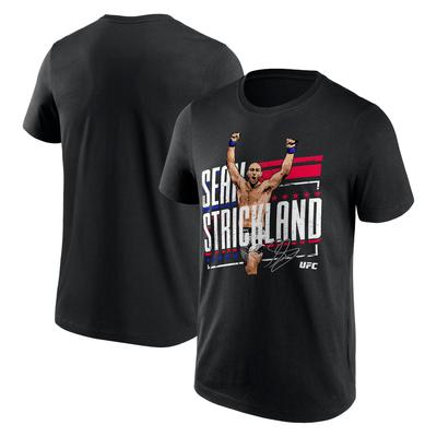 UFC Sean Strickland Star T-Shirt - Black - Mens Image