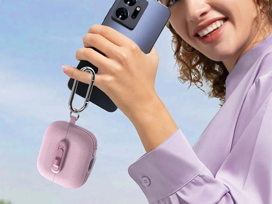 Schalterverriegelbare Kopfhörerhülle für Samsung Galaxy Buds3Pro / Buds3 Kopfhörer, TPU + PC, sturzsichere Kopfhörerhülle mit Haken Image