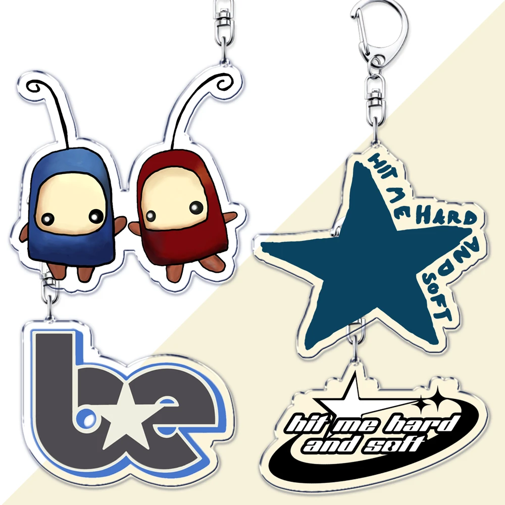 Hot HIT ME HARD AND SOFT STAR Ilomilo Schlüsselanhänger für Frauen Accessoires Tasche BE Star I Love You Bad Guy Schlüsselanhänger Schmuck Fans Geschenke Image