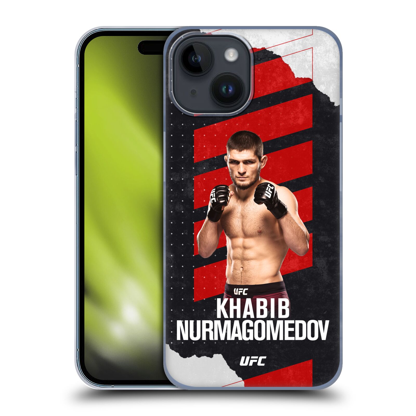 UFC Khabib Nurmagomedov Fight Card Phone Case - iPhone Image