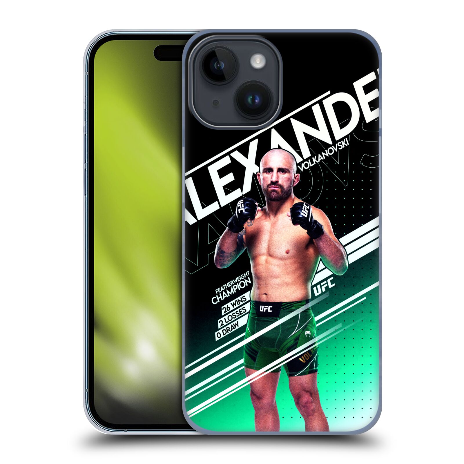 UFC Alexander Volkanovski Featherweight Champion Phone Case - iPhone Image