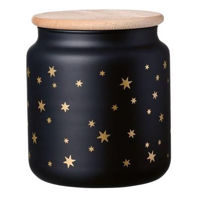 Ritzenhoff & Breker Vorratsdose Sternengestöber schwarz 1100 ml 1 Stück, 12x13 cm Image