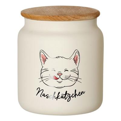 Ritzenhoff & Breker Vorratsdose Naschkätzchen 1100 ml 1 Stück weiss, 12x13 cm Image