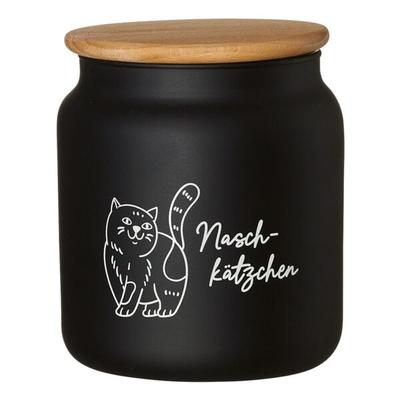 Ritzenhoff & Breker Vorratsdose Naschkätzchen 1100 ml 1 Stück schwarz, 12x13 cm Image