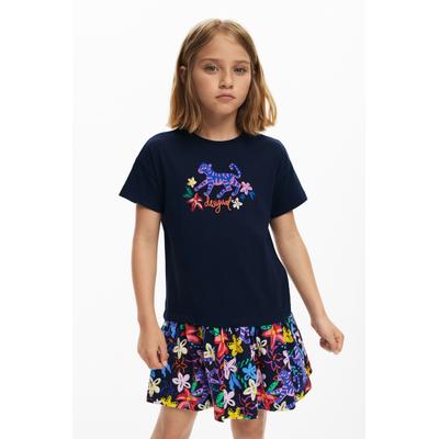 Printed short dress