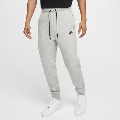 Nike Tech Men's Fleece Joggers - Grey - Cotton/Polyester