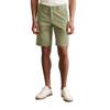 Shorts MARC O'POLO "aus leichtem Bio-Baumwoll-Twill", Herren, Gr. 32, Normalgrößen, grün (olive), Obermaterial: 98% Baumwolle, 2% Elasthan, unifarben, casual, regular fit knielang, Hosen