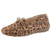 Mokassin ARA "ALABAMA", Damen, Gr. 3, braun (leo), Veloursleder, animal-print, sportlich, Schuhe, Loafer, Mokassin, Flats in Bequemweite G (= weit)