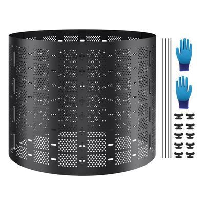 Compost Bin 220 Gallon, Outdoor Expandable Composter, Easy to Setup & Large Capacity Composting Bin - 220 Gallon