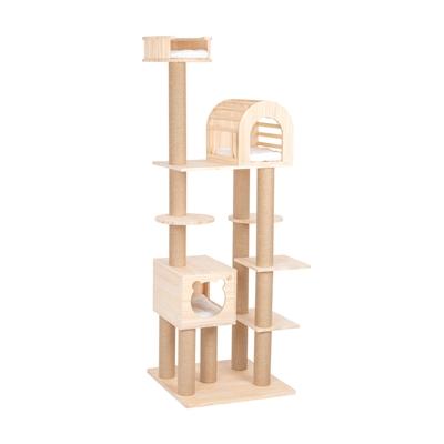 VOSS.pet Kratzbaum "Theo" - Premium Massivholz Katzenkratzbaum Image