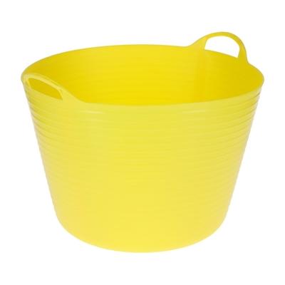 Flexibler Trog FlexBag - Flexi-Eimer, Flexitrog, Flexi Futtereimer, 42 Liter, gelb Image