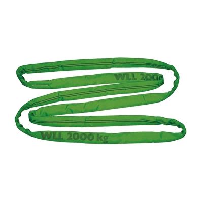 Rundschlinge doppelt ummantelt, 3m, Tragkraft 2t/4t, grün Image