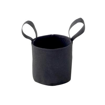 Pflanzbeutel aus Textilfilz Schwarz - Pflanzsack, Ø 25 cm 12,3L Image