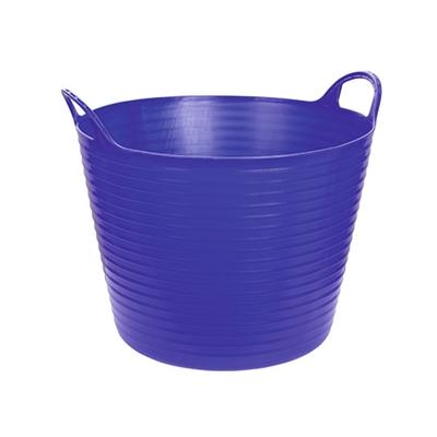 Flexibler Trog FlexBag - Flexi-Eimer, Flexitrog, Flexi Futtereimer, 28 Liter, blau Image