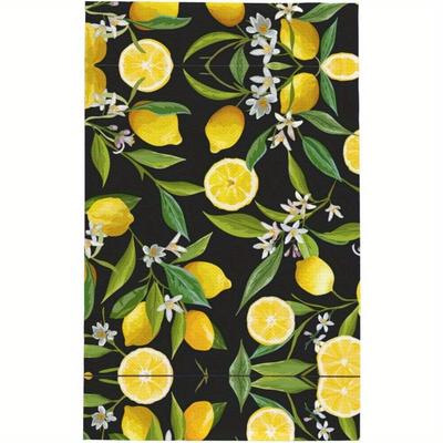TEMU Kitchen Towel - 18x26 Inch, Super Absorbent & Quick-dry, Modern Cartoon Design, Polyester, Machine Washable, , Rectangular Shape Image