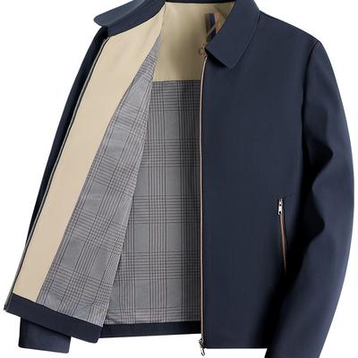 TEMU Men's Spring And Autumn Collar Jacket Image
