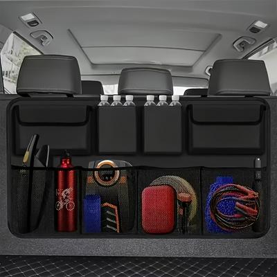 TEMU 8- Trunk Organizer - Durable Polyester & Oxford Fabric, Space-saving Solution For Suvs & Trucks, Universal Fit Image