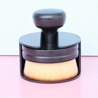 TEMU Large Foundation Brush For Smooth And Even Application - Perfect For Liquid, Cream, And Powder - Ideal For Blush And Makeup - Protects Skin From Harsh Bristles Image
