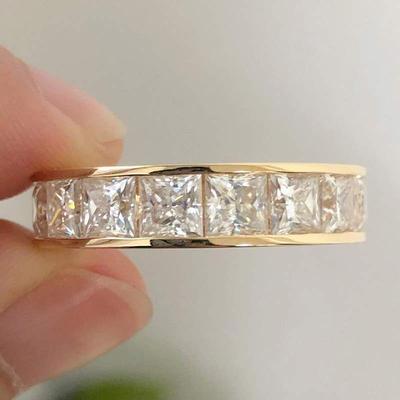 TEMU For , Fashionable Zirconia , Accessory, , , Copper Synthetic Zirconia, , , For 's Day, April Birthstone Image