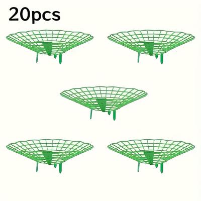 TEMU Fluorescent Green Strawberry Planting Rack With Sturdy Legs To Fruit And Rot, Practical Yard Storage Rack For 50 Farms Image