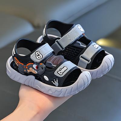TEMU New Summer Boys' Cartoon Soft Sole Mid-size Fashionable 's Sandals Image