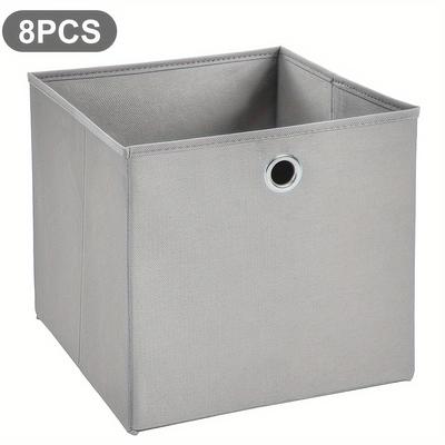 TEMU 4 Or 8 32x32x32cm Folding Storage Boxes Optional Image