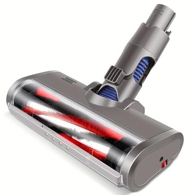 TEMU Compatible With Vacuum Cleaners V6v7v8v10 Floor Brush Soft Velvet Roller Wool Floor Brush Accessory Tip Mop Head With Brush Image