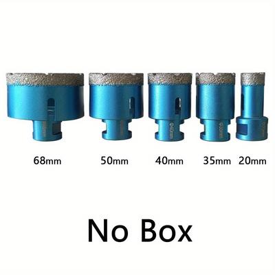 TEMU 5pcs Precious Stone Drill Bit Set For Porcelain, Granite & Marble - M14 Threaded Cutting Tools Image