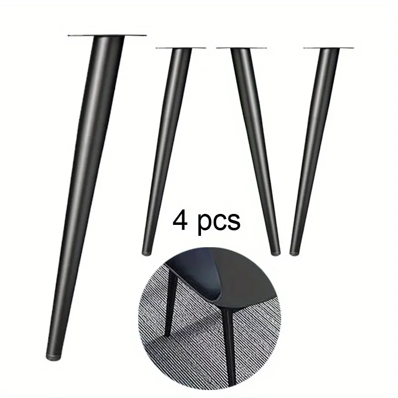 4pcs Furniture Accessories Furniture Legs Metal Furniture Legs Replacement Sofa Living Room Bedroom Table Cabinet TV Stand Feet