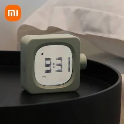 Xiaomi Muid Alarm Clock Timer USB Charging Multifunctional Bedroom Bedside Adjustable Light Intelligent Small Block Alarm Clock
