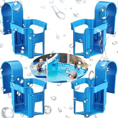 Getränkehalter für den Pool: 4er-Set multifunktionales Zubehör mit Halter am Pool, Image