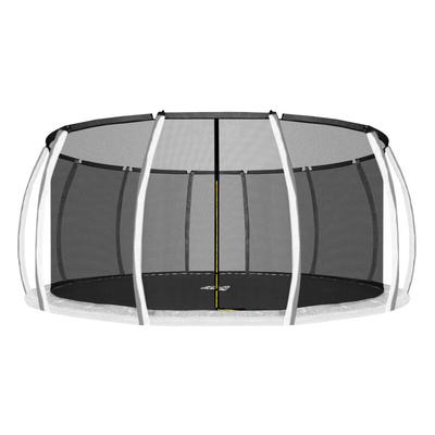 Aga Sicherheitsnetz für Trampolin mit Innennetz 500 cm für 12 Stangen Schwarzes Netz / Schwarz Image