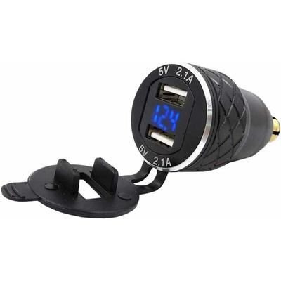 ZVD - v 2,1 a Dual-DIN-auf-USB-Adapter – USB-Ladegerät aus Aluminiumlegierung für europäische Image