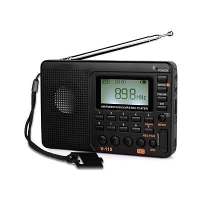 Csparkv - Tragbares Radio, kleines wiederaufladbares Radio, fm am sw, Batterien und Netz, TF-Karte, Image