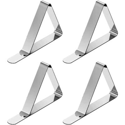 4 Stück Tischdeckenklammern für dicke Tische, große Tischdeckenklammern aus Edelstahl, Image