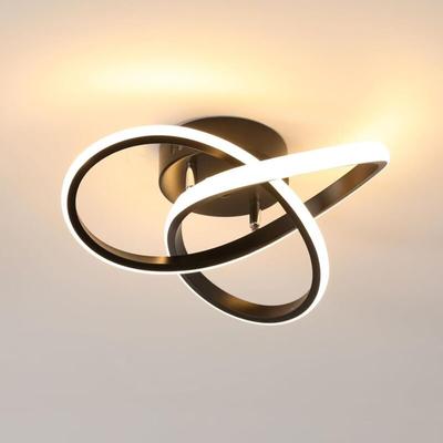 Comely - Moderne LED-Deckenleuchte, 22 w, 3300 lm, Deckenleuchte im Kleeblatt-Design, warmes Licht Image